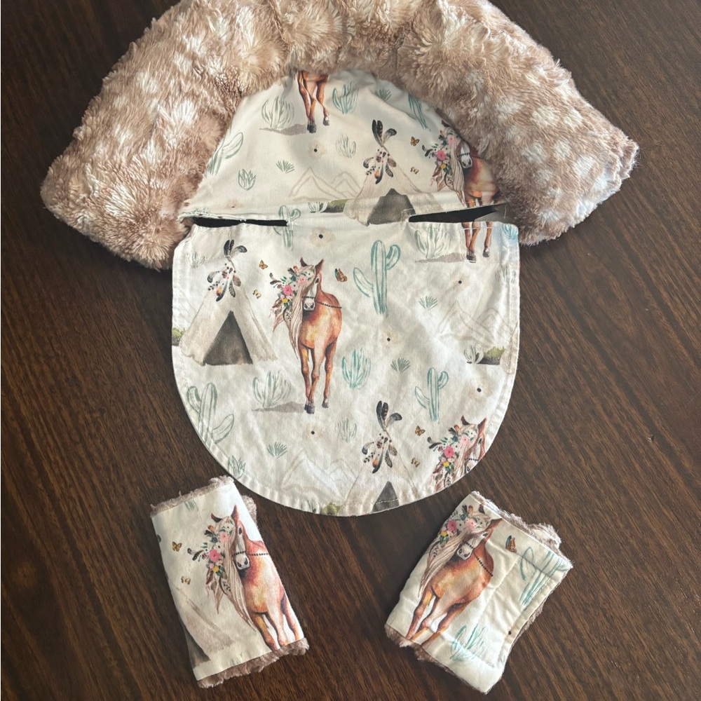 Strap covers. Custom handmade stroller/carseat headrest & shoulder strap covers.